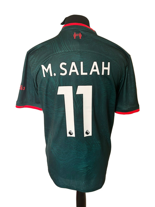 Liverpool Mohamed Salah 2022-23 Third Football Shirt Large Nike