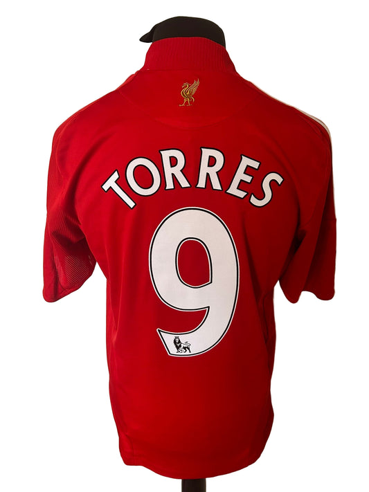 Liverpool Fernando Torres 2008-10 Home Football Shirt Medium Adidas