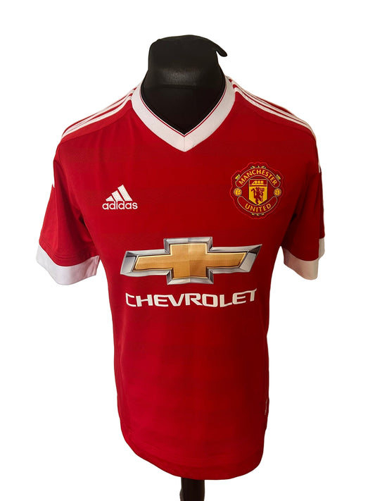 Manchester United Wayne Rooney 2015-16 Home Football Shirt Medium Adidas