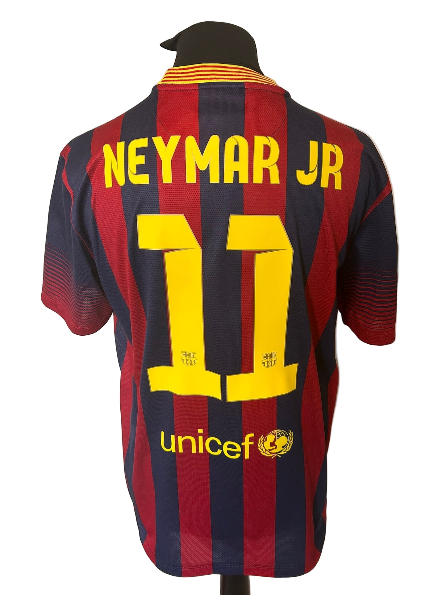 Barcelona Neymar 2013-14 Home Football Shirt Large Nike
