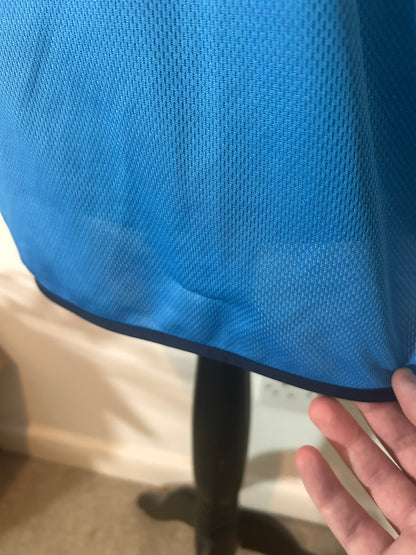 Manchester City Ali Benarbia 2001-02 Home Football Shirt Large Le Coq Sportif