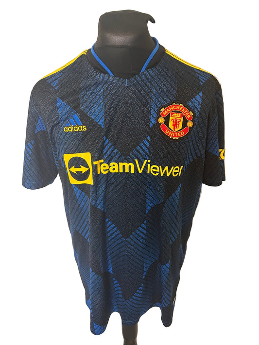 Manchester United Cristiano Ronaldo 2021-22 Third Shirt Extra Large XL Adidas