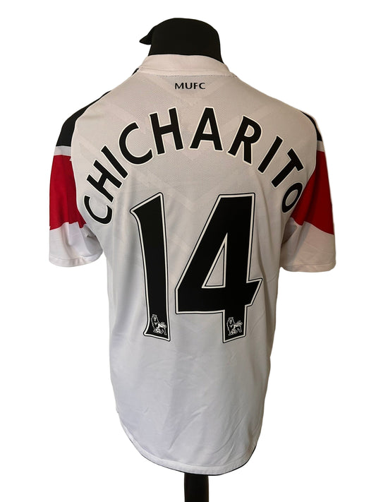 Manchester United Javier Chicharito Hernandez 2010-12 Away Football Shirt Medium Nike