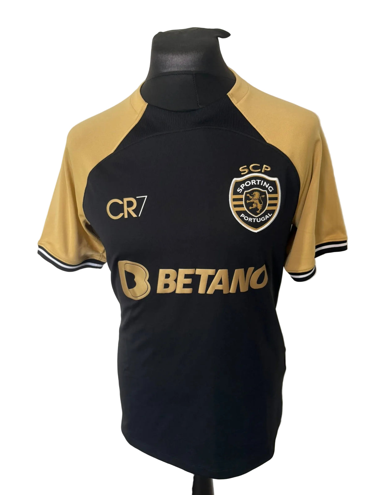 Sporting Lisbon 2023-24 third football shirt, black, medium, Nike, front