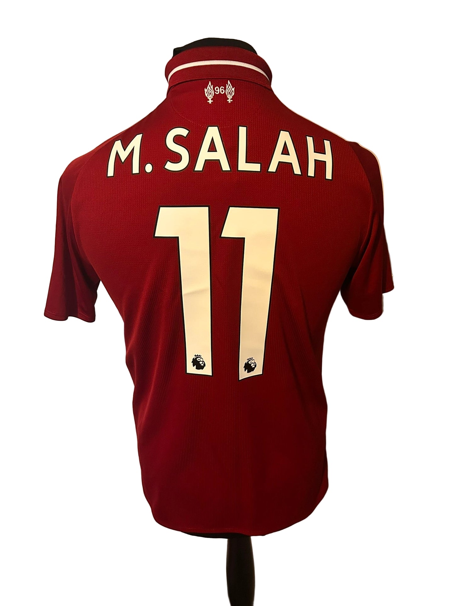 Liverpool Mohamed Salah 2018-19 Home Football Shirt Small New Balance