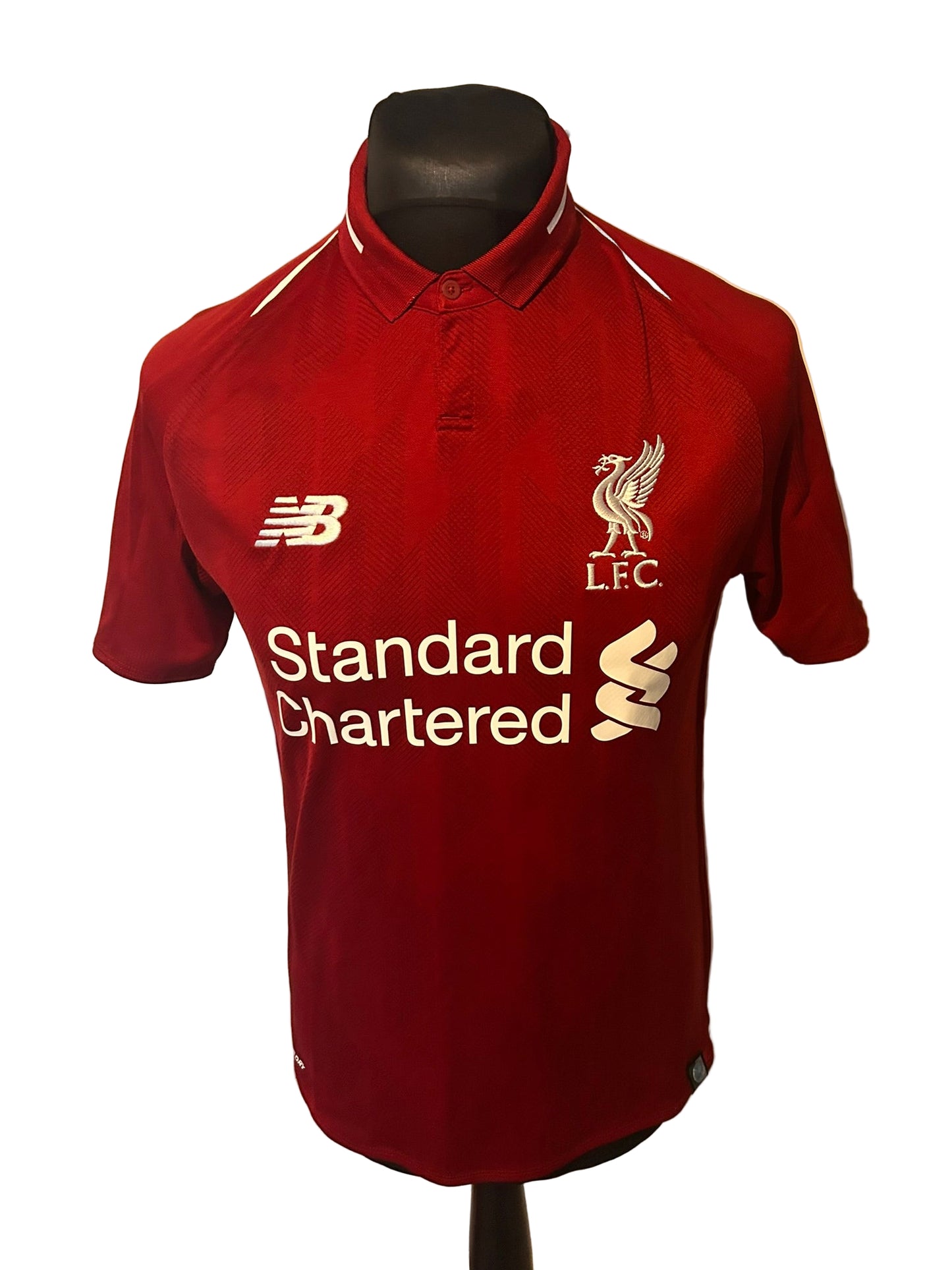 Liverpool Mohamed Salah 2018-19 Home Football Shirt Small New Balance