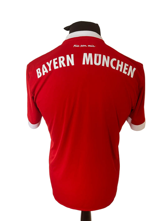 Bayern Munich 2017-18 Home Football Shirt Medium Adidas