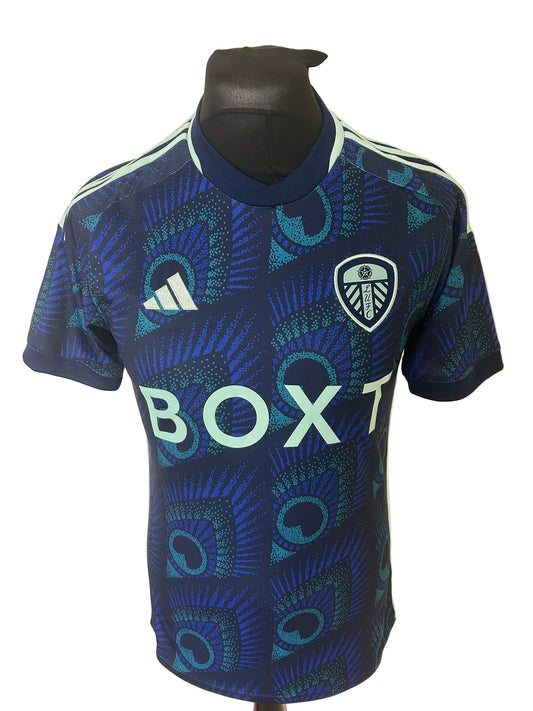 Leeds United 2023-24 Away Football Shirt Small Adidas