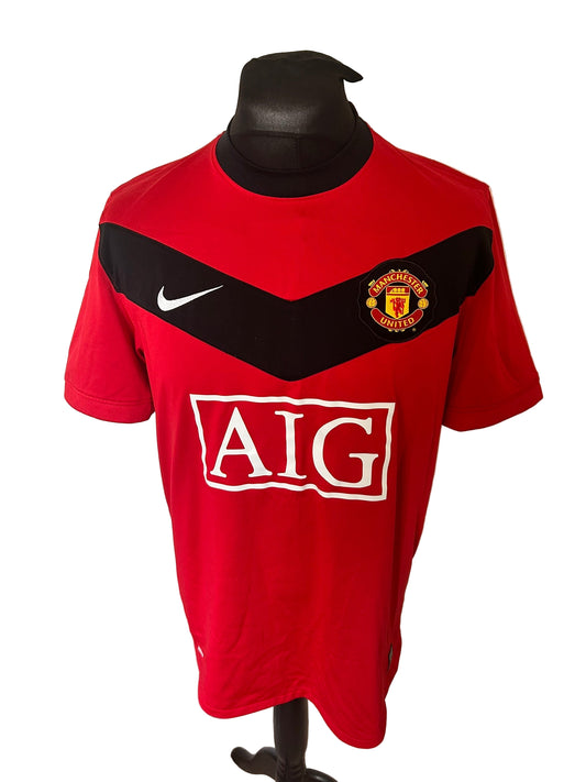 Manchester United Paul Scholes 2009-10 Home Football Shirt Large Nike