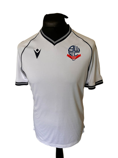 Bolton Wanderers 2023-24 Home Football Shirt Medium Macron