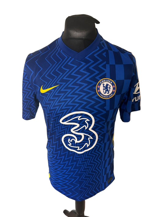 Chelsea Thiago Silva 2021-22 Home Football Shirt Medium Nike