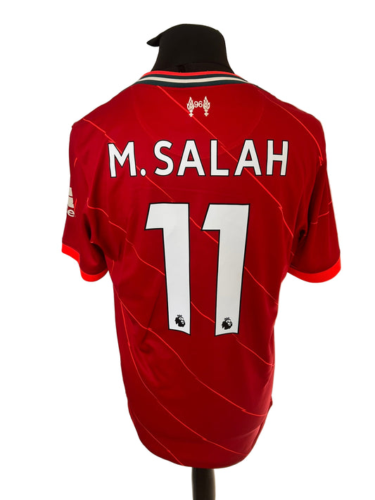 Liverpool Mohamed Salah 2021-22 Home Football Shirt Medium Nike