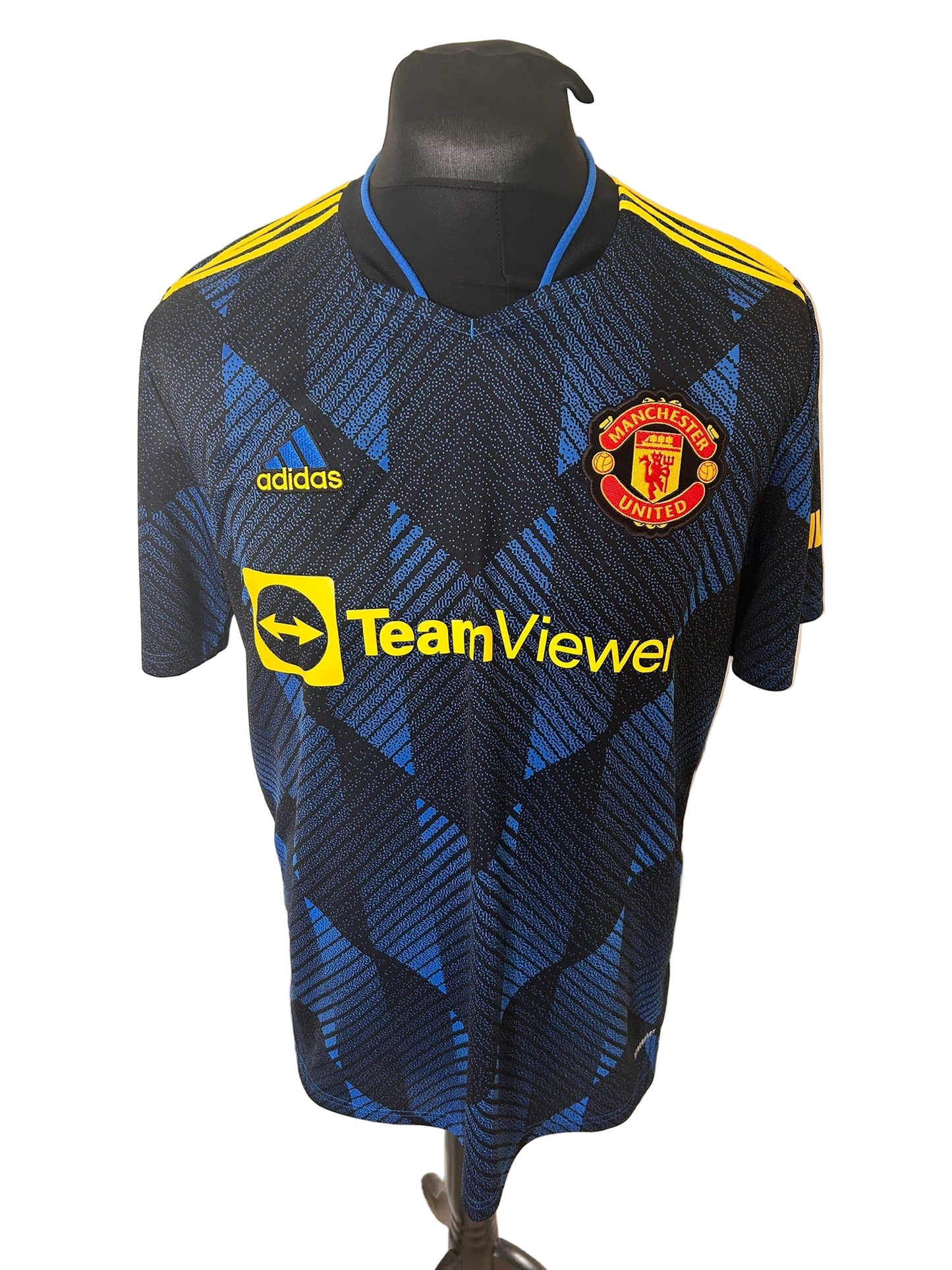 Manchester United Cristiano Ronaldo 2021-22 Third Football Shirt Large Adidas