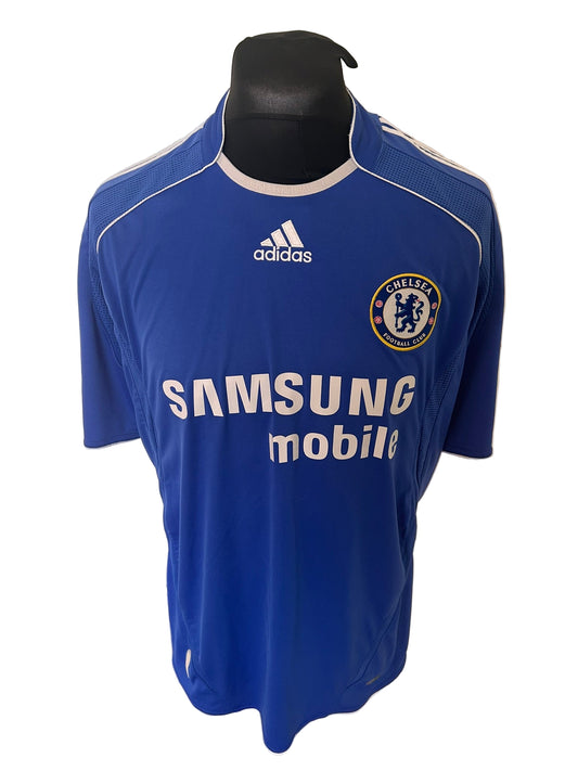 Chelsea Didier Drogba 2006-08 Home Football Shirt Large Adidas