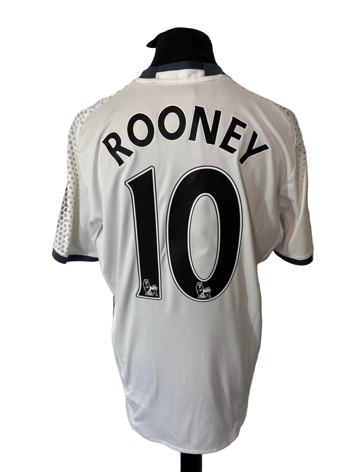 Manchester United 2016-17 third football shirt, white, Extra Large, XL, Adidas, Wayne Rooney, back