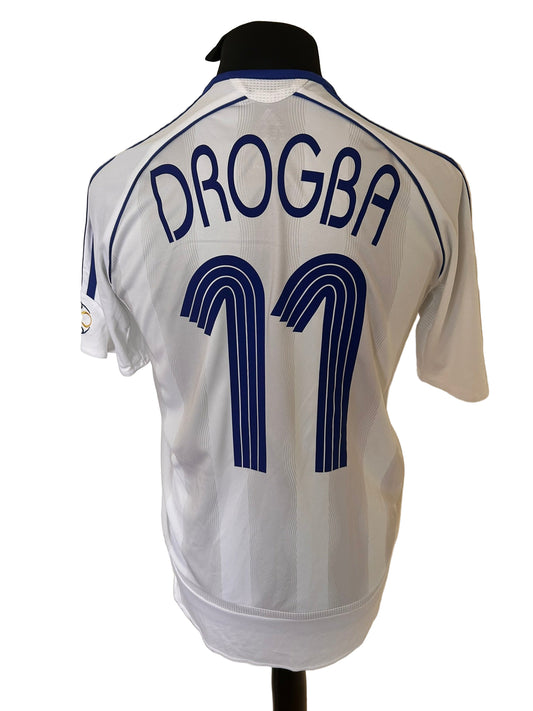 Chelsea Didier Drogba 2006-07 Away Football Shirt Small Adidas