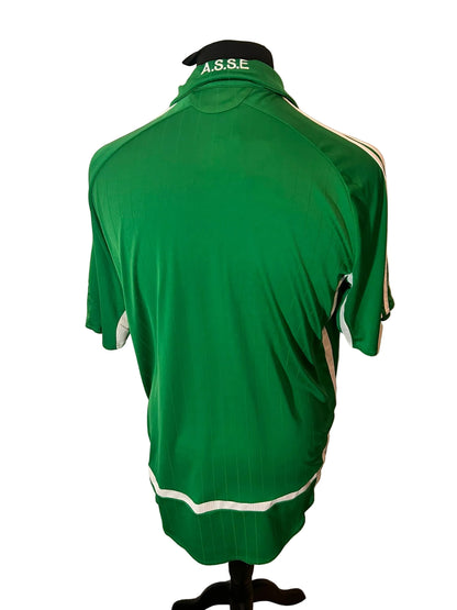 Saint Etienne 2006-07 home football shirt, green, large, Adidas, back