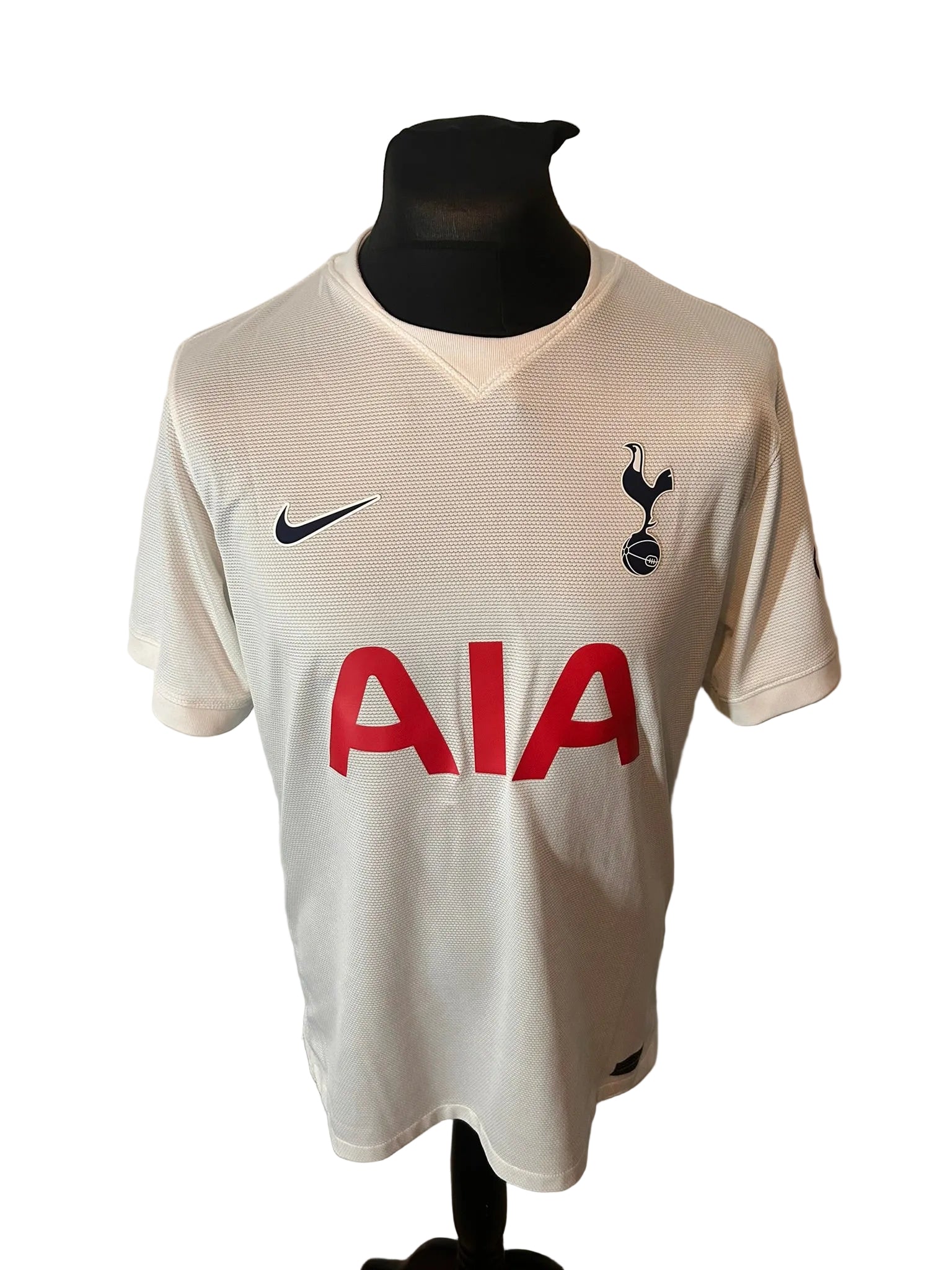 Tottenham Hotspur 2021-22 home football shirt, white, Large, Nike, Son Heung-Min, front