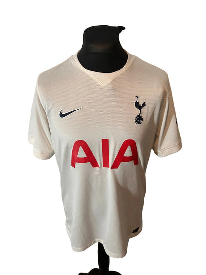 Tottenham Hotspur 2021-22 home football shirt, white, Large, Nike, Son Heung-Min, front