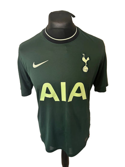 Tottenham Hotspur 2020-21 away football shirt, green, medium, Nike, Son Heung-min, front