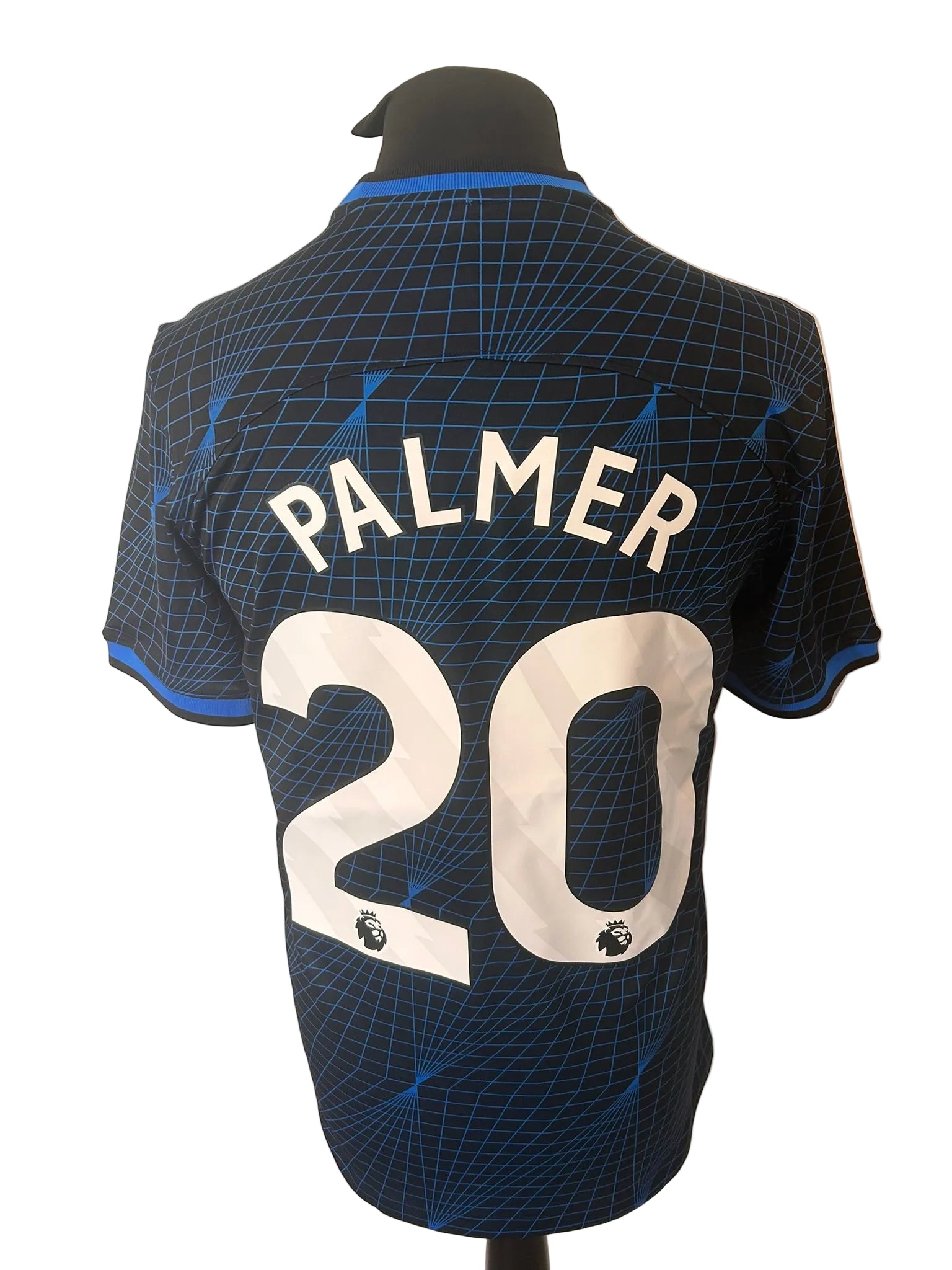 Chelsea 2023-24 away football shirt, black, medium, Nike, Cole Palmer, back