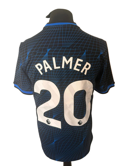 Chelsea 2023-24 away football shirt, black, medium, Nike, Cole Palmer, back
