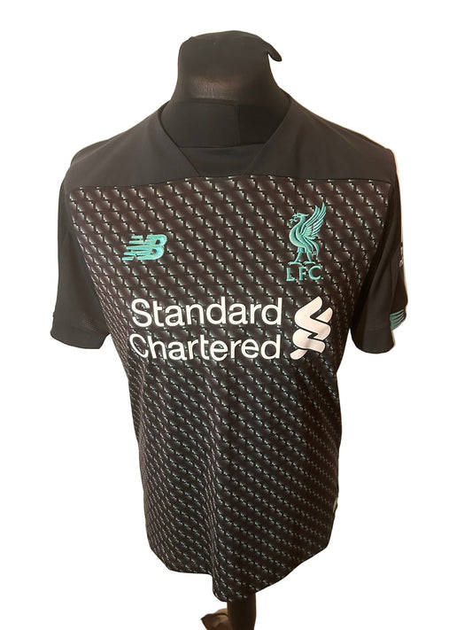 Liverpool Mohamed Salah 2019-20 Third Football Shirt Medium New Balance