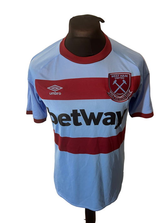 West Ham United 2020-21 Away Football Shirt Medium Umbro