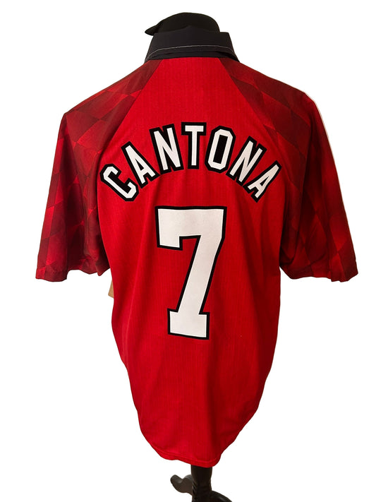 Manchester United Eric Cantona 1996-98 Home Football Shirt Extra Large XL Umbro