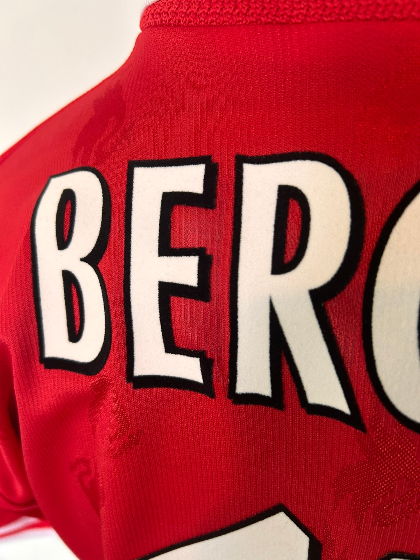 Liverpool Patrik Berger 1996-98 Home Football Shirt Medium Reebok