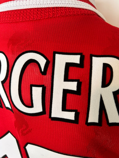 Liverpool Patrik Berger 1996-98 Home Football Shirt Medium Reebok