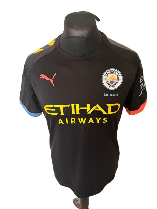 Manchester City Fernandinho 2019-20 Away Football Shirt Medium Puma