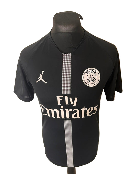 Paris Saint Germain PSG Kylian Mbappe 2018-19 Third Football Shirt Small Nike