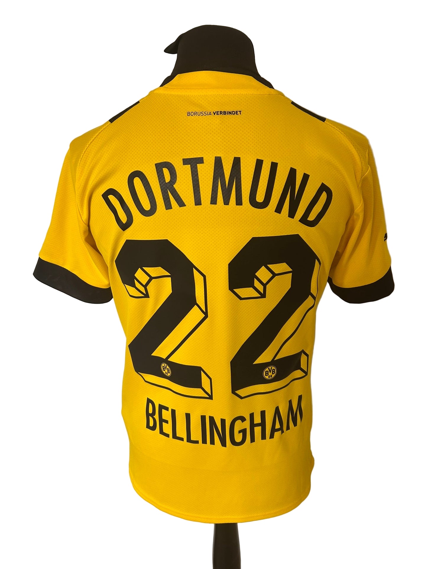 Borussia Dortmund Jude Bellingham 2022-23 Home Football Shirt Medium Puma