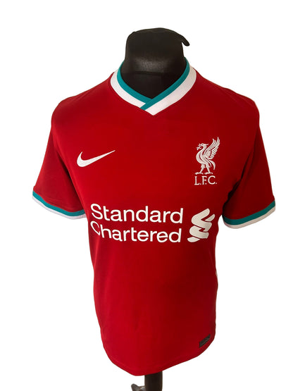 Liverpool Virgil Van Dijk 2020-21 Home Football Shirt Medium Nike