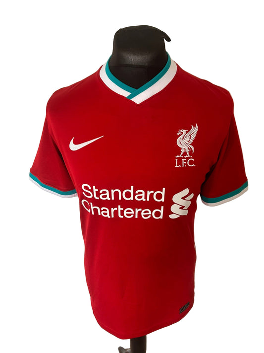 Liverpool Virgil Van Dijk 2020-21 Home Football Shirt Medium Nike