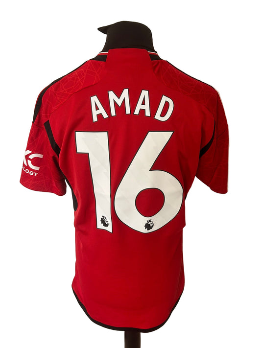 Manchester United Amad Diallo 2023-24 Home Football Shirt Large Adidas