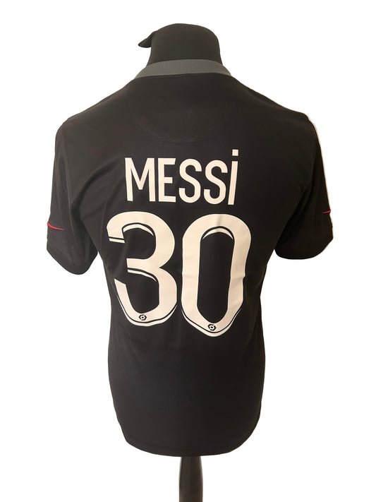 Paris Saint Germain PSG Lionel Messi 2021-22 Third Football Shirt Small Nike