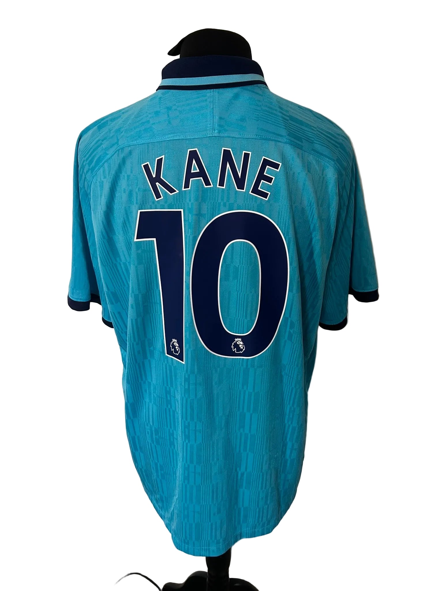 Tottenham Hotspur 2019-20 third football shirt, blue, XXL, 2XL, Nike, Harry Kane, back