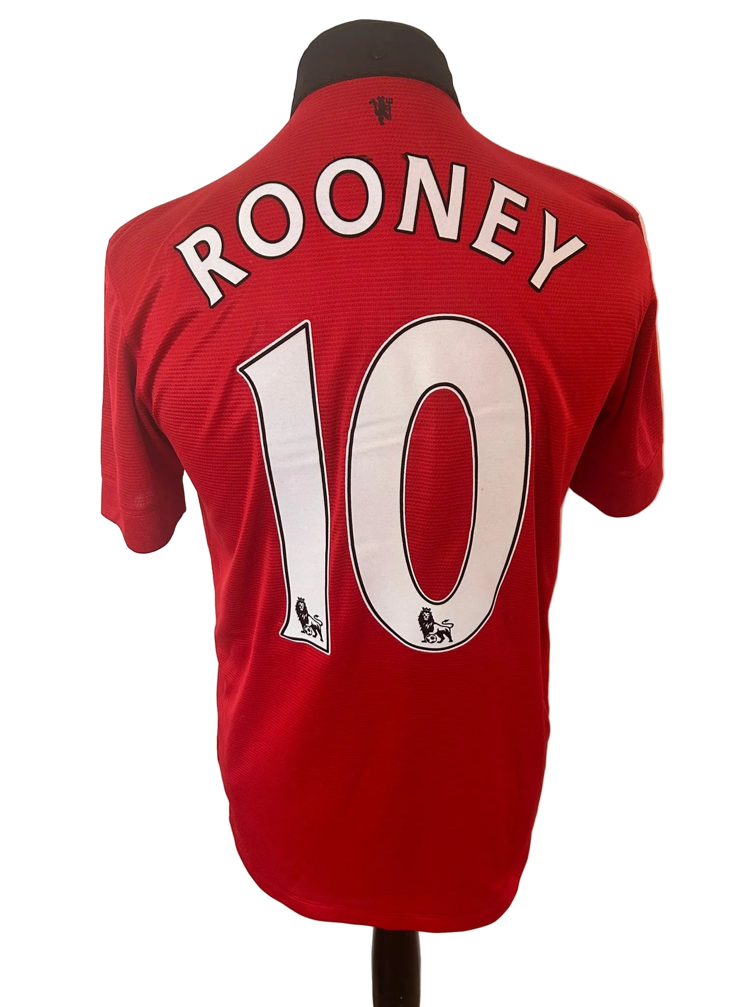 Manchester United 2013-14 home football shirt, red, medium, Nike, Wayne Rooney, back