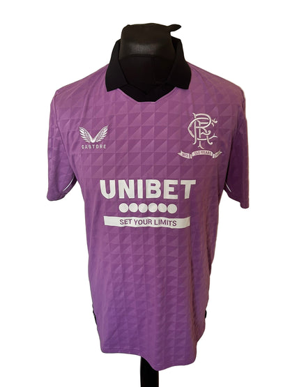 Rangers 2021-22 Third Football Shirt Large Castore
