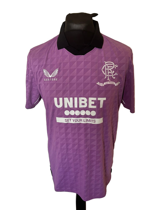 Rangers 2021-22 Third Football Shirt Large Castore