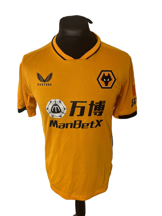 Wolverhampton Wanderers Wolves 2021-22 Home Shirt Medium Castore