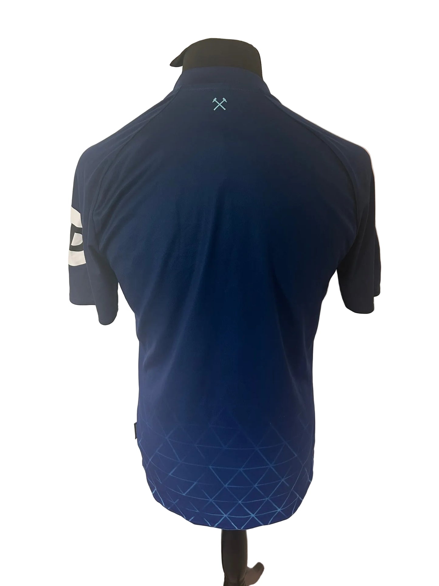 West Ham United 2023-24 third football shirt, navy, medium, Umbro, back