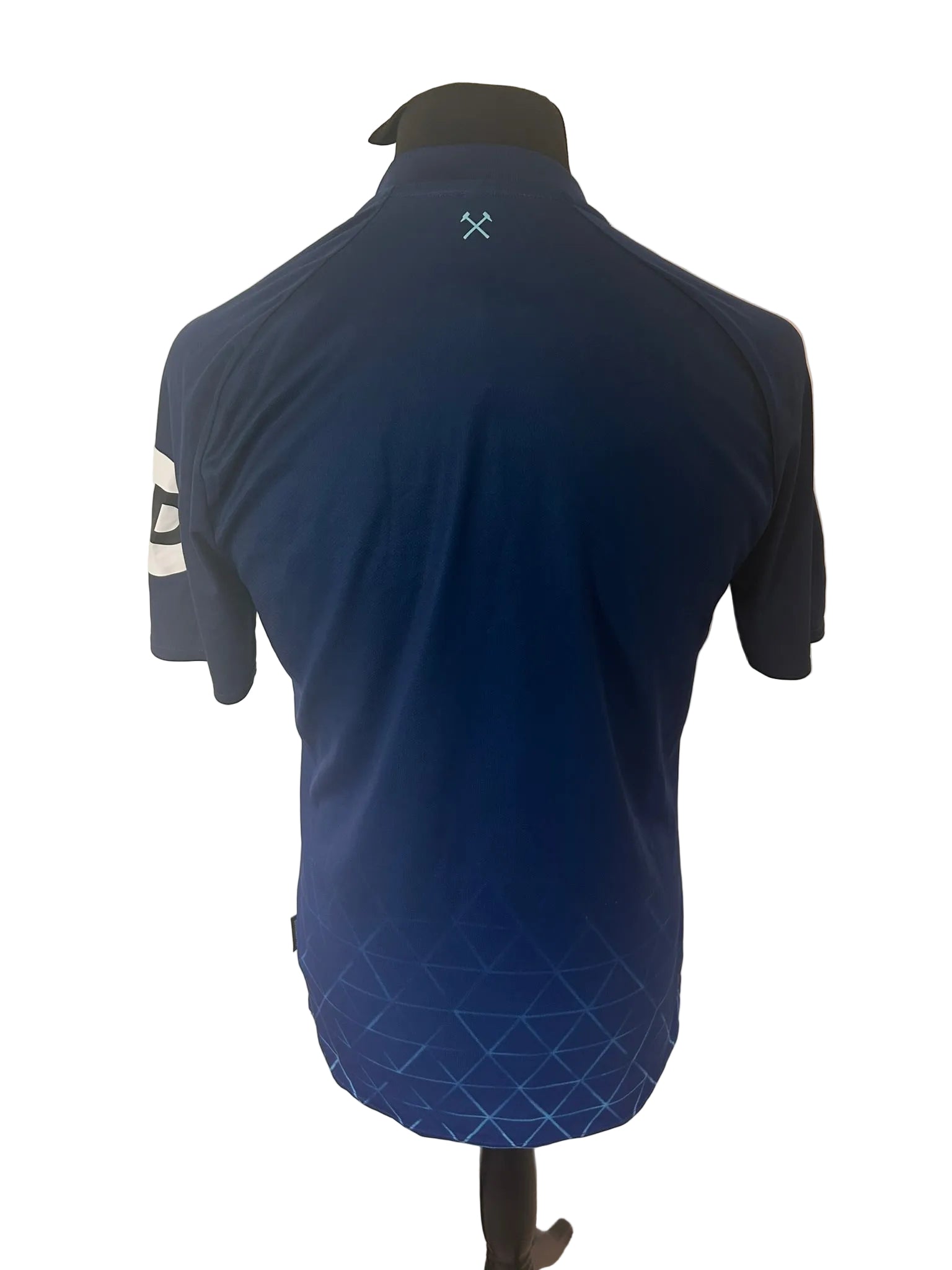 West Ham United 2023-24 third football shirt, navy, medium, Umbro, back