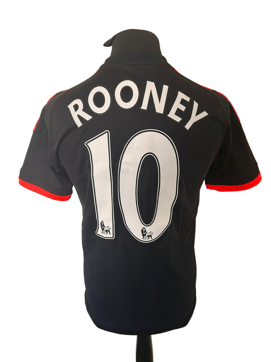 Manchester United Wayne Rooney 2015-16 Third Football Shirt Small Adidas