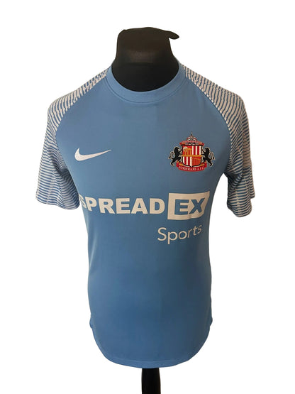 Sunderland 2022-23 away football shirt, blue, medium, Nike, front