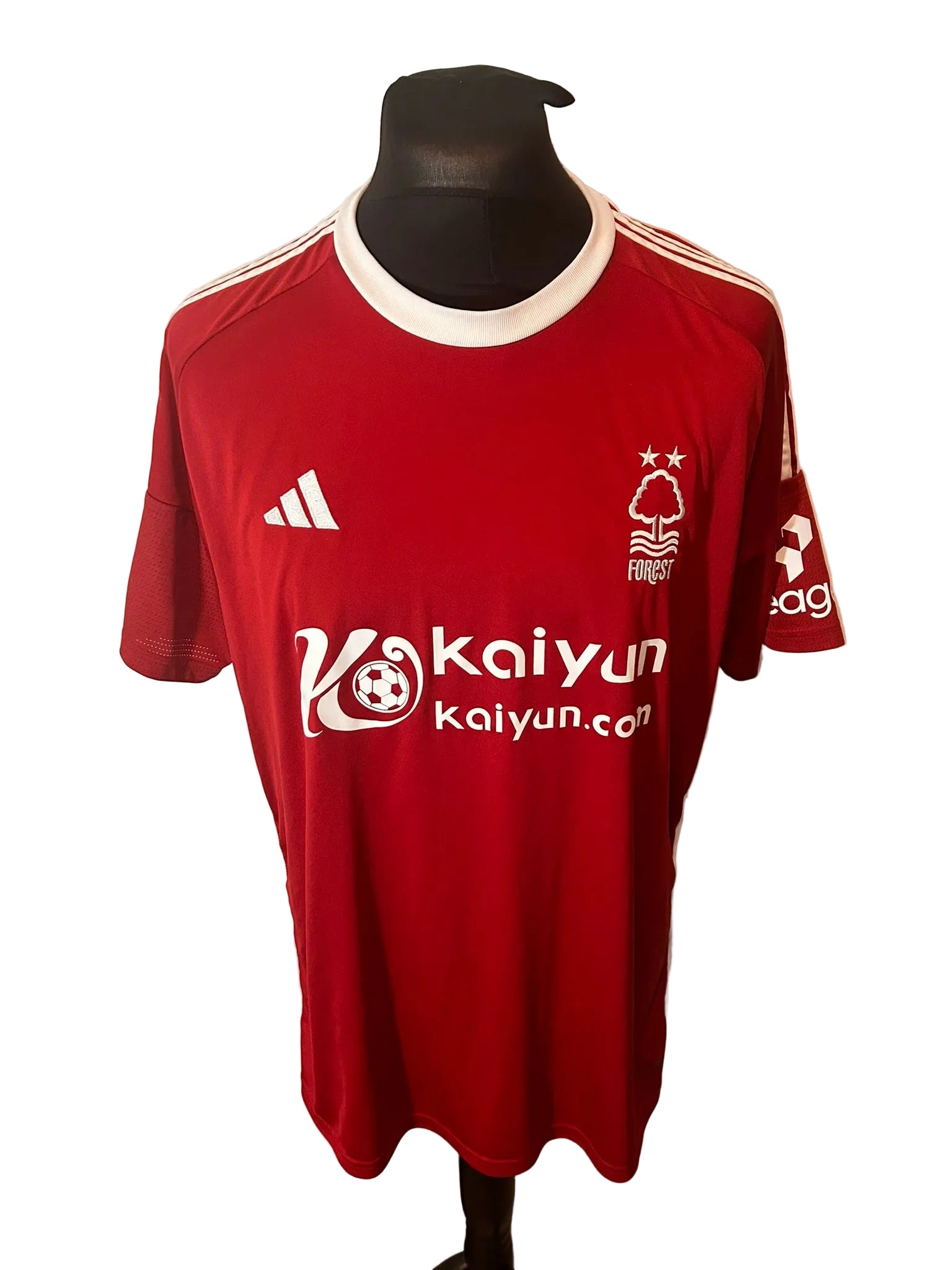 Nottingham Forest 2023-24 home football shirt, red, Extra Large, XL, Adidas, front