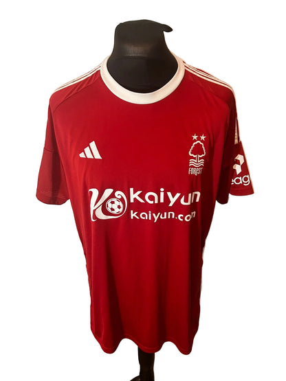 Nottingham Forest 2023-24 home football shirt, red, Extra Large, XL, Adidas, front
