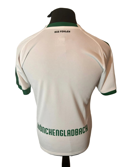 Borussia Monchengladbach 2018-19 home football shirt, white, small, Puma, back
